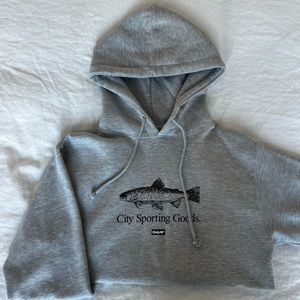 Never worn, Only NY City Sporting Goods hoodie, Heather grey, size S